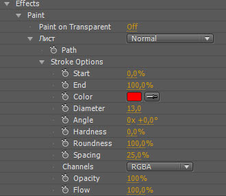 Рисование в After Effects