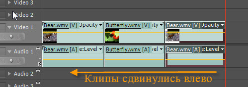 Основы монтажа на панели Timeline. Панель Tools в программе Адоб Премьер Про