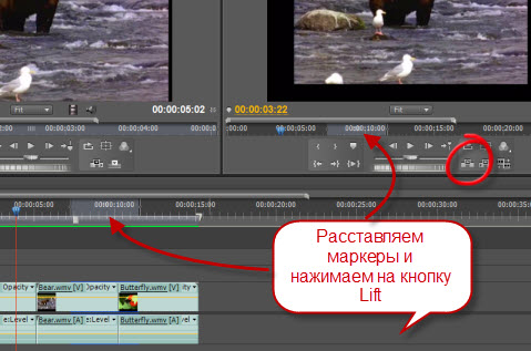 Панель Program в Adobe Premiere Pro