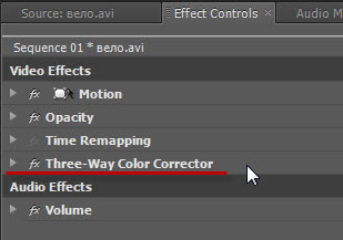 Цветокоррекция в Premiere Pro